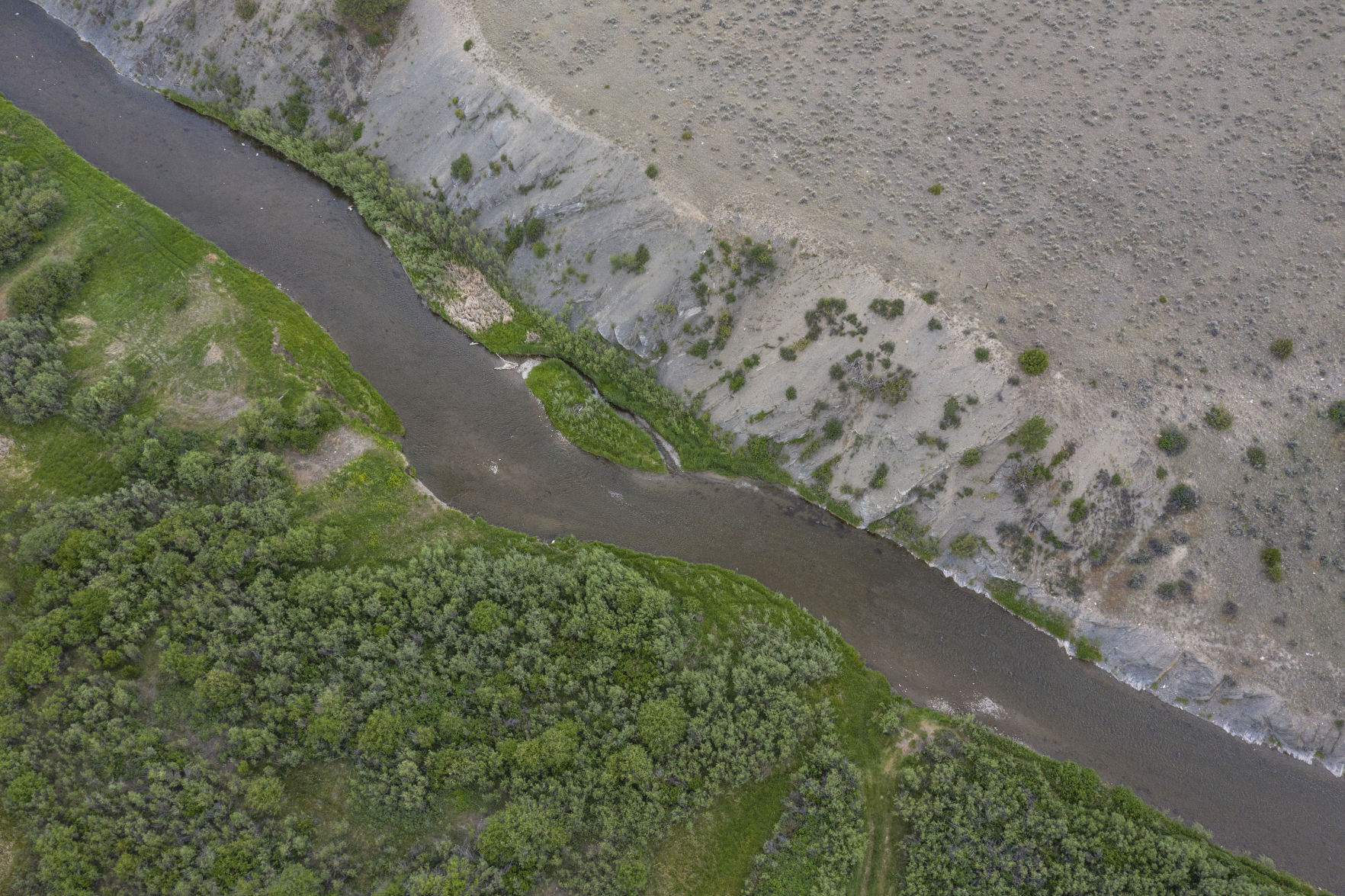 The Smith River near Fort Logan